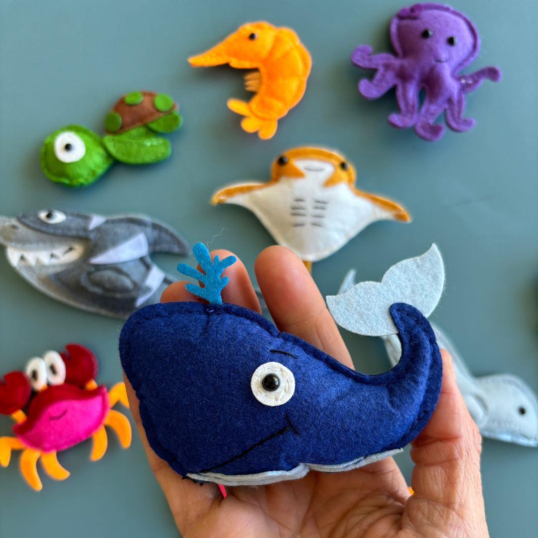 10pack Felt Magnets | Sea Animals