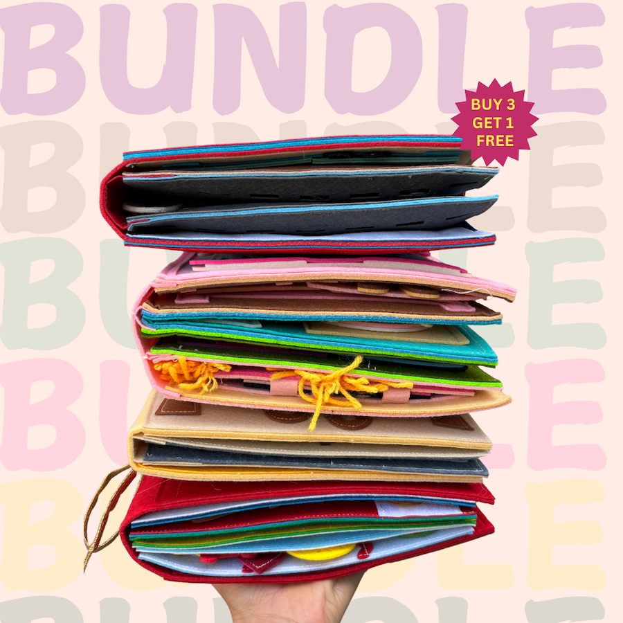 4 Pack Quiet Book Bundle