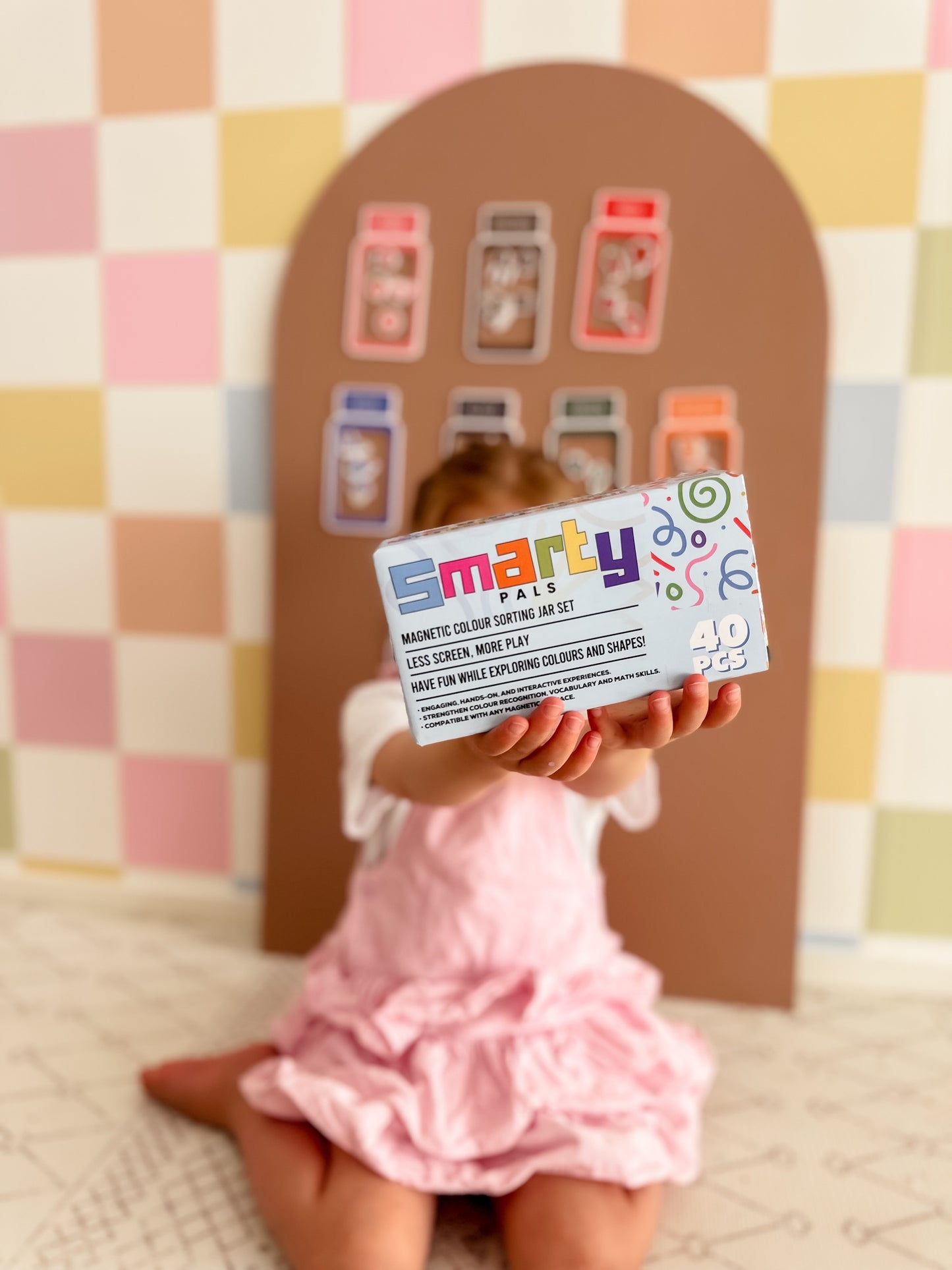 Magnetic Color Sorting Jar
