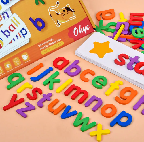 Educational Alphabet Spelling Word - 52pcs