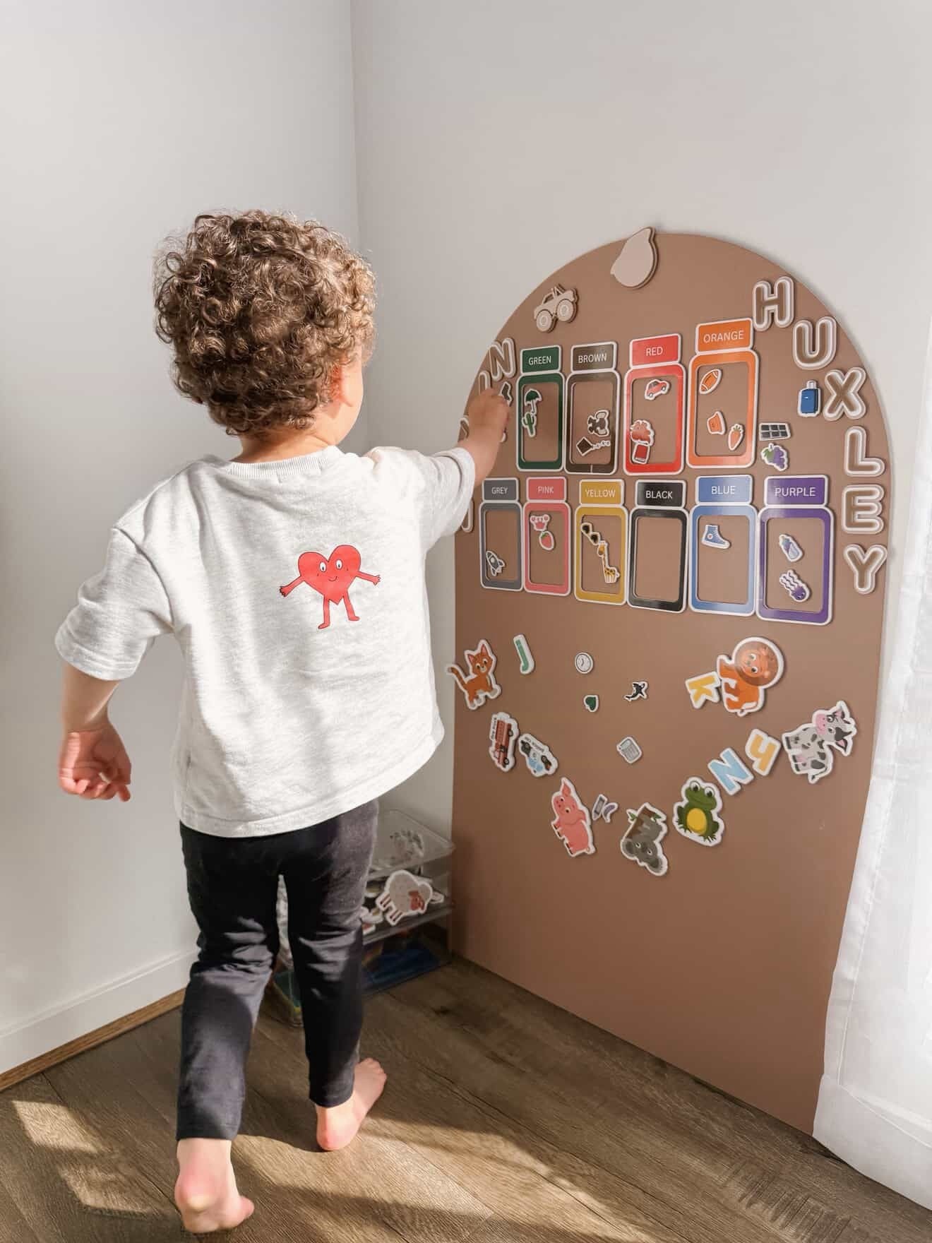 BUNDLE: Magnetic Wall Decal + Custom Letter