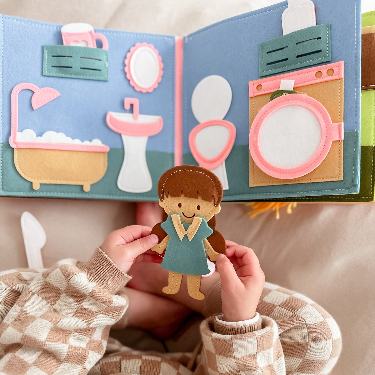 A curated bundle of SmartyPals magnetic toys and felt books, a screen-free gift idea from grandparents