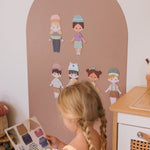 Dress Me Up Magnet Set | Mix & Match Magnetic Dolls for Kids - Smartypals