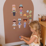 Dress Me Up Magnet Set | Mix & Match Magnetic Dolls for Kids - Smartypals