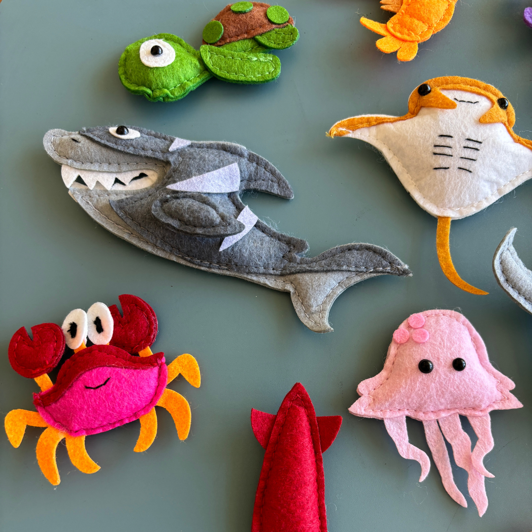 10pack Felt Magnets | Sea Animals