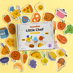 Little Chef Magnet Set | Magnetic Food Play Pieces for Kids - Smartypals
