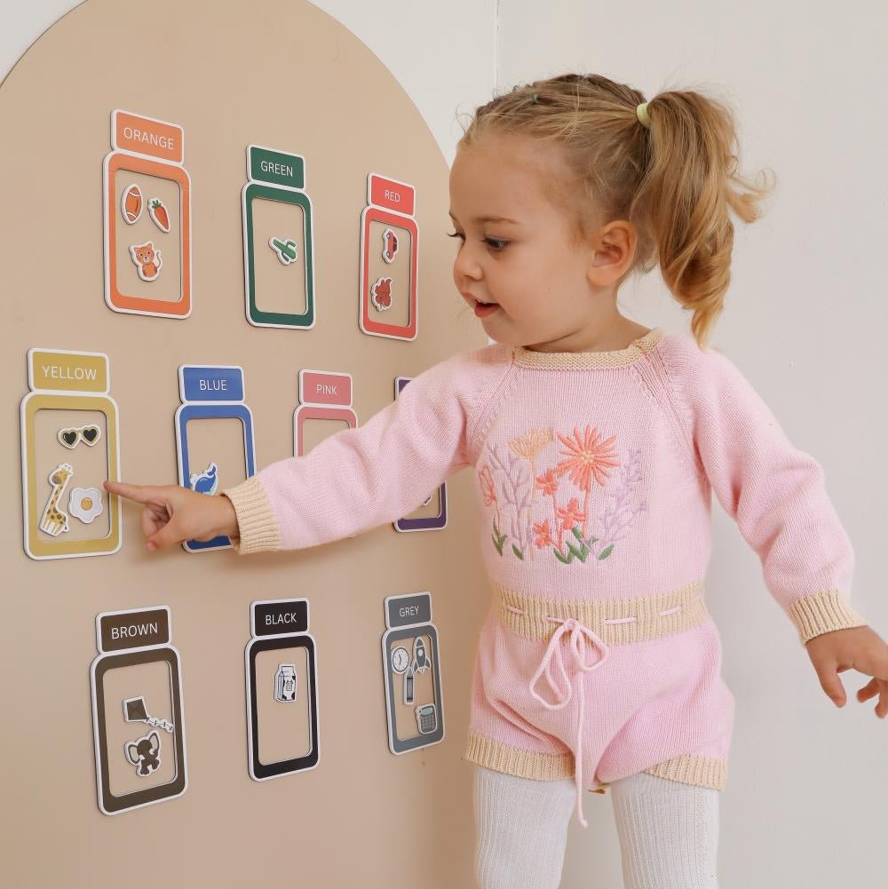 Magnetic Colour Sorting Jars | Educational Sorting Toy for Kids - Smartypals