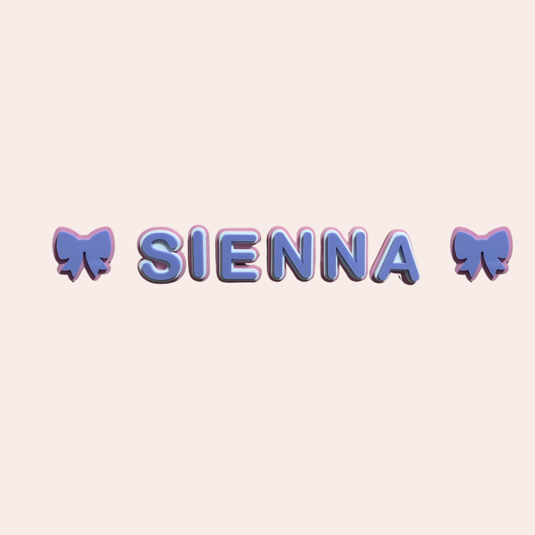 BUNDLE: Magnetic Wall Decal + Custom Letter