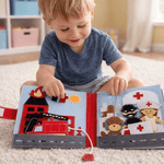 Little Role Players Felt Busy Book | Screen - Free Dress - Up Activity Book for Kids - Smartypals