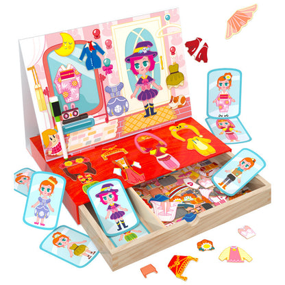 Dress up Magnetic Doubled Sided Drawing Board