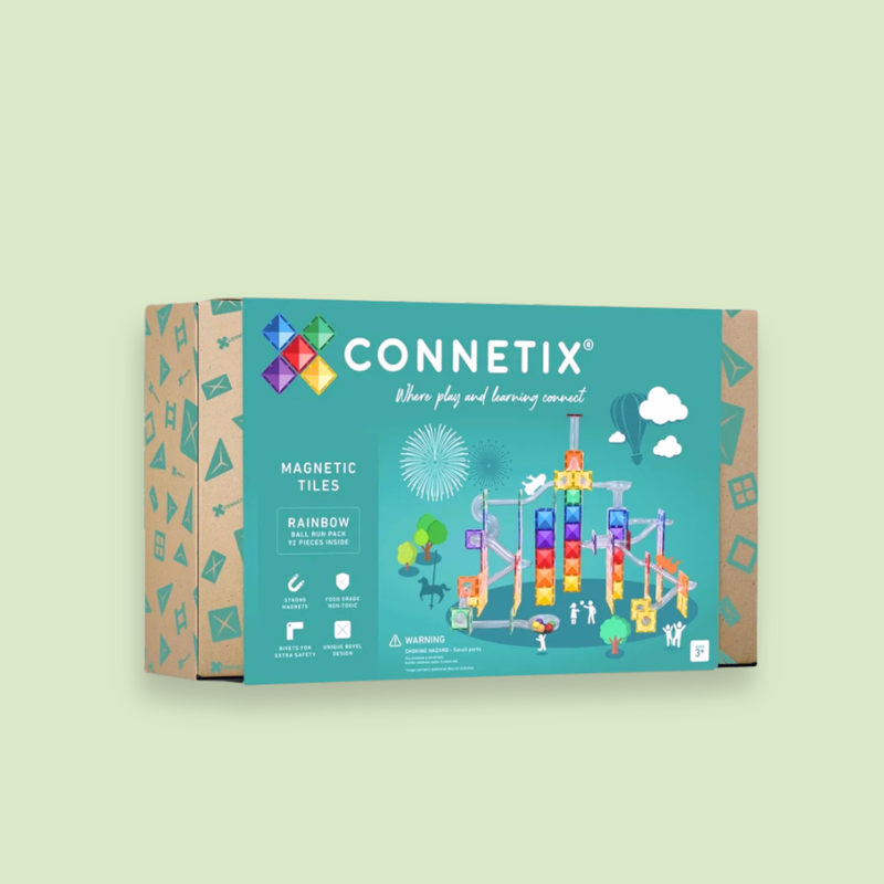 Connetix Rainbow Ball Run Pack 92 pc