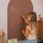 Dustless Chalk Crayons 12 Pack | Non - Toxic Twist - Up Crayons for Kids - Smartypals