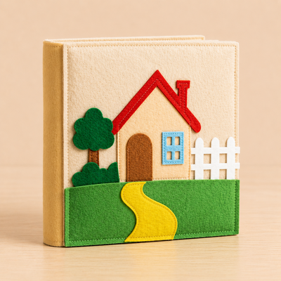 Sweet Home Felt Busy Book | Screen-Free Activity Book for Kids