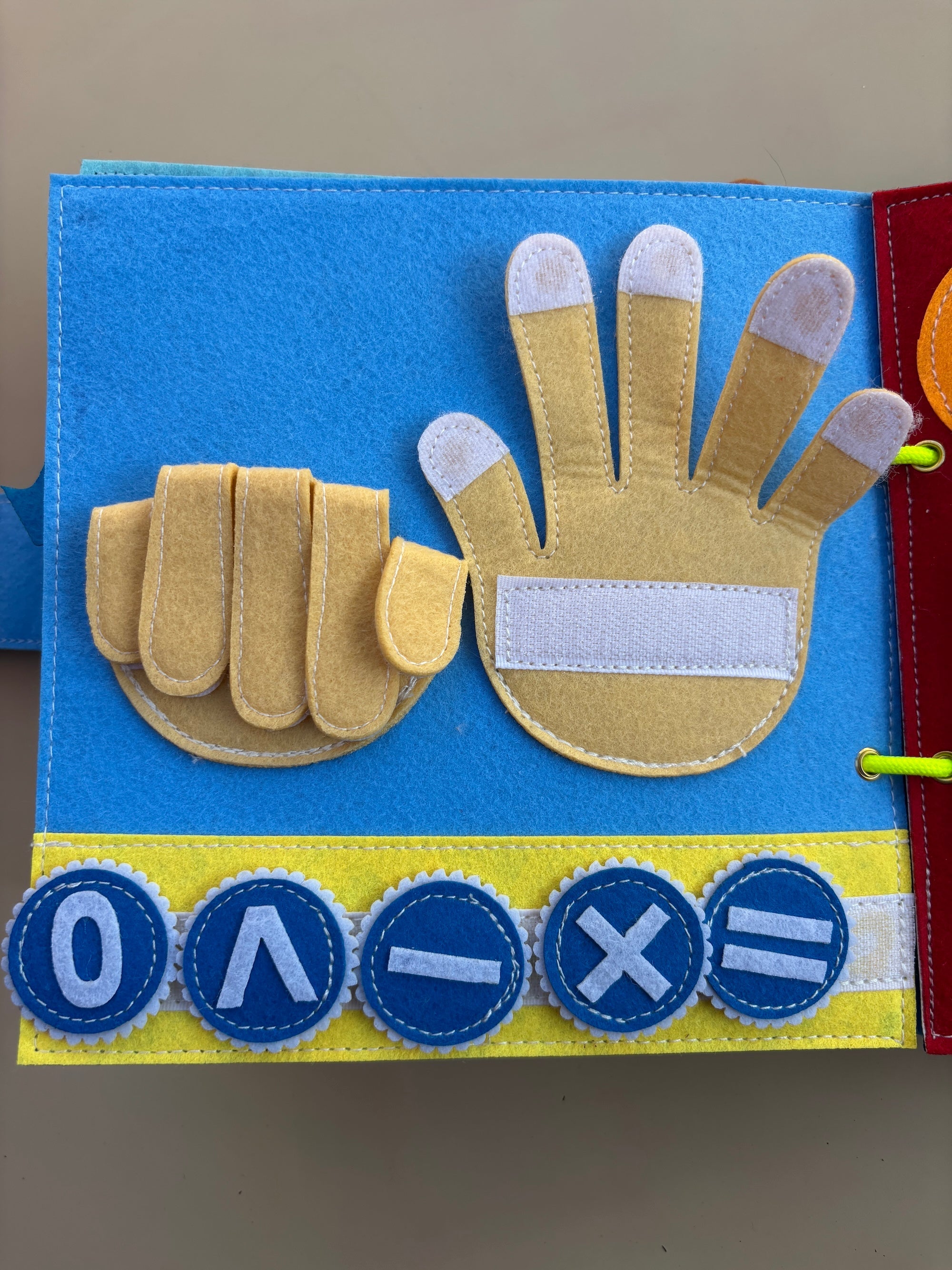 School Time Felt Busy Book | Screen - Free Educational Activity Book for Kids - Smartypals