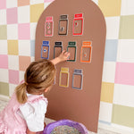 Magnetic Colour Sorting Jars | Educational Sorting Toy for Kids - Smartypals