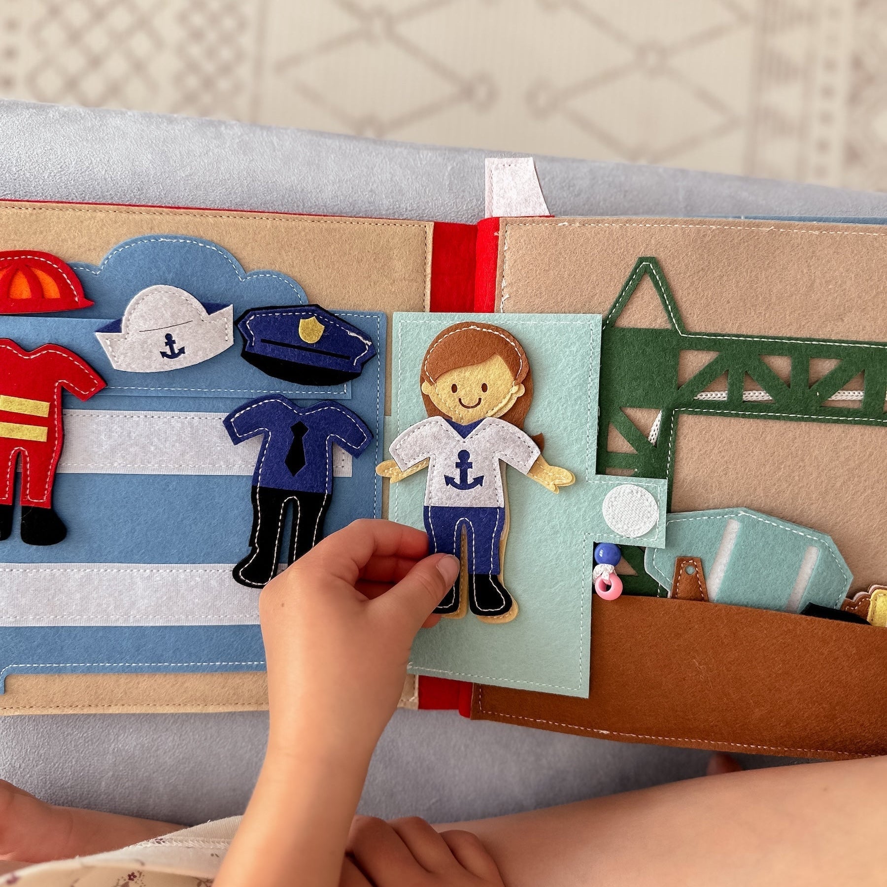 4 Pack Felt Busy Book Bundle | Screen - Free Educational Activity Books for Kids - Smartypals