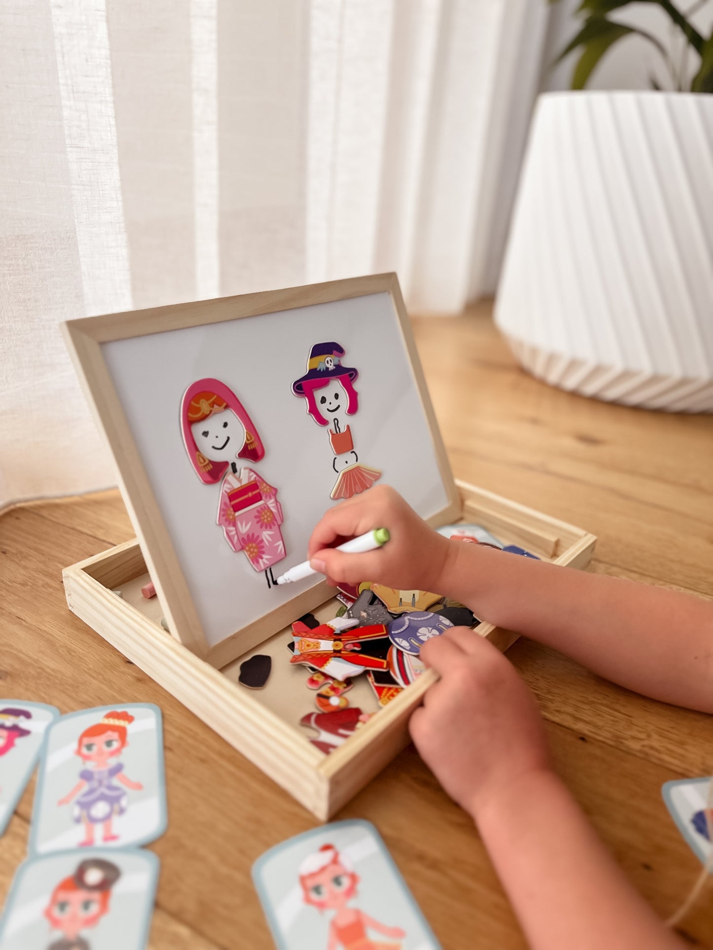 Dress up Magnetic Doubled Sided Drawing Board