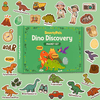 Dino Discovery Magnet Set | Dinosaur Magnets for Kids Imaginative Play