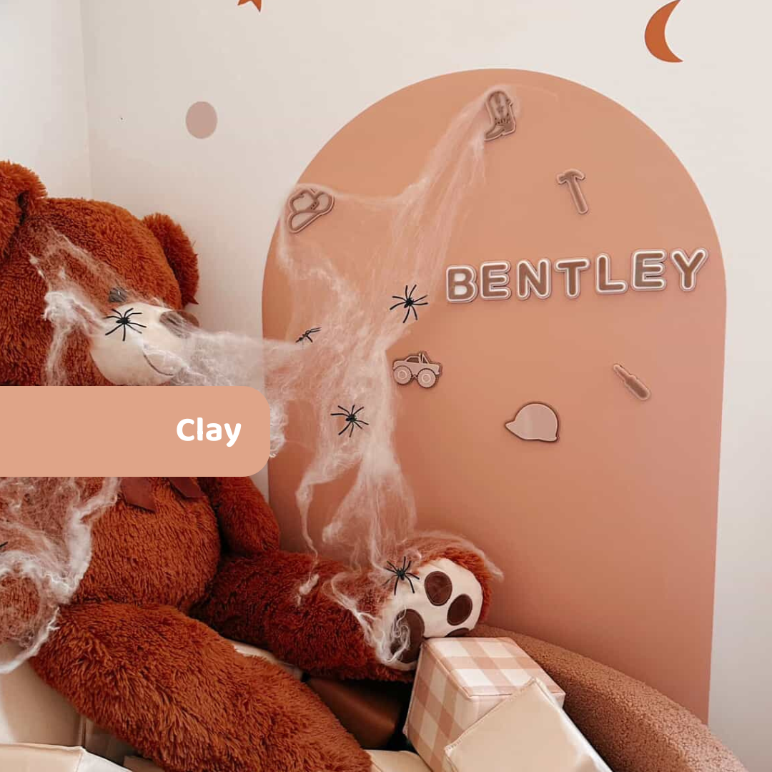 BUNDLE: Magnetic Wall Decal + Custom Letter