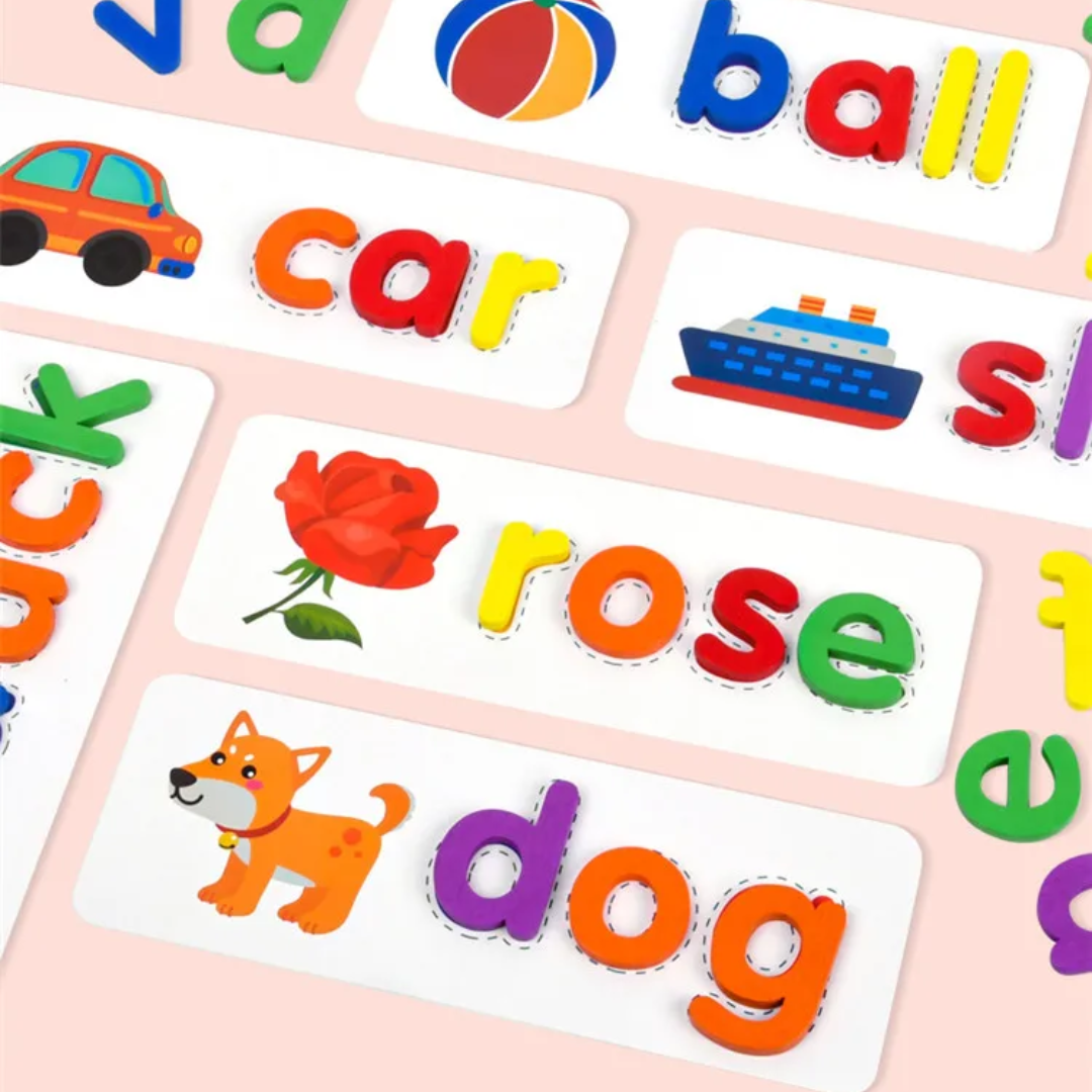 Educational Alphabet Spelling Word - 52pcs
