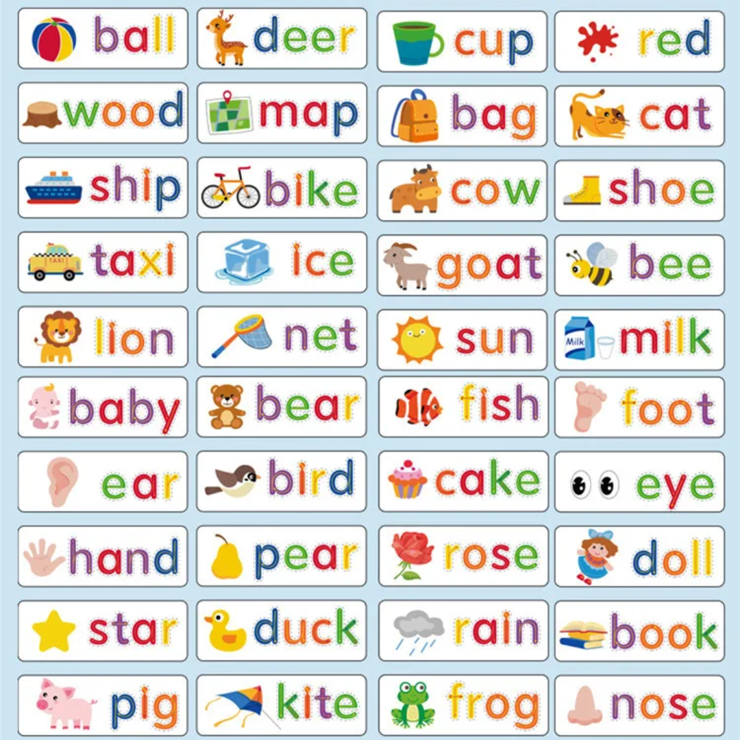 Educational Alphabet Spelling Word - 52pcs