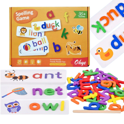 Educational Alphabet Spelling Word - 52pcs