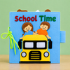4 Pack Felt Busy Book Bundle | Screen-Free Educational Activity Books for Kids