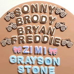Custom Name Magnets + Magnetic Wall Decal | Personalised Kids Play Wall - Smartypals