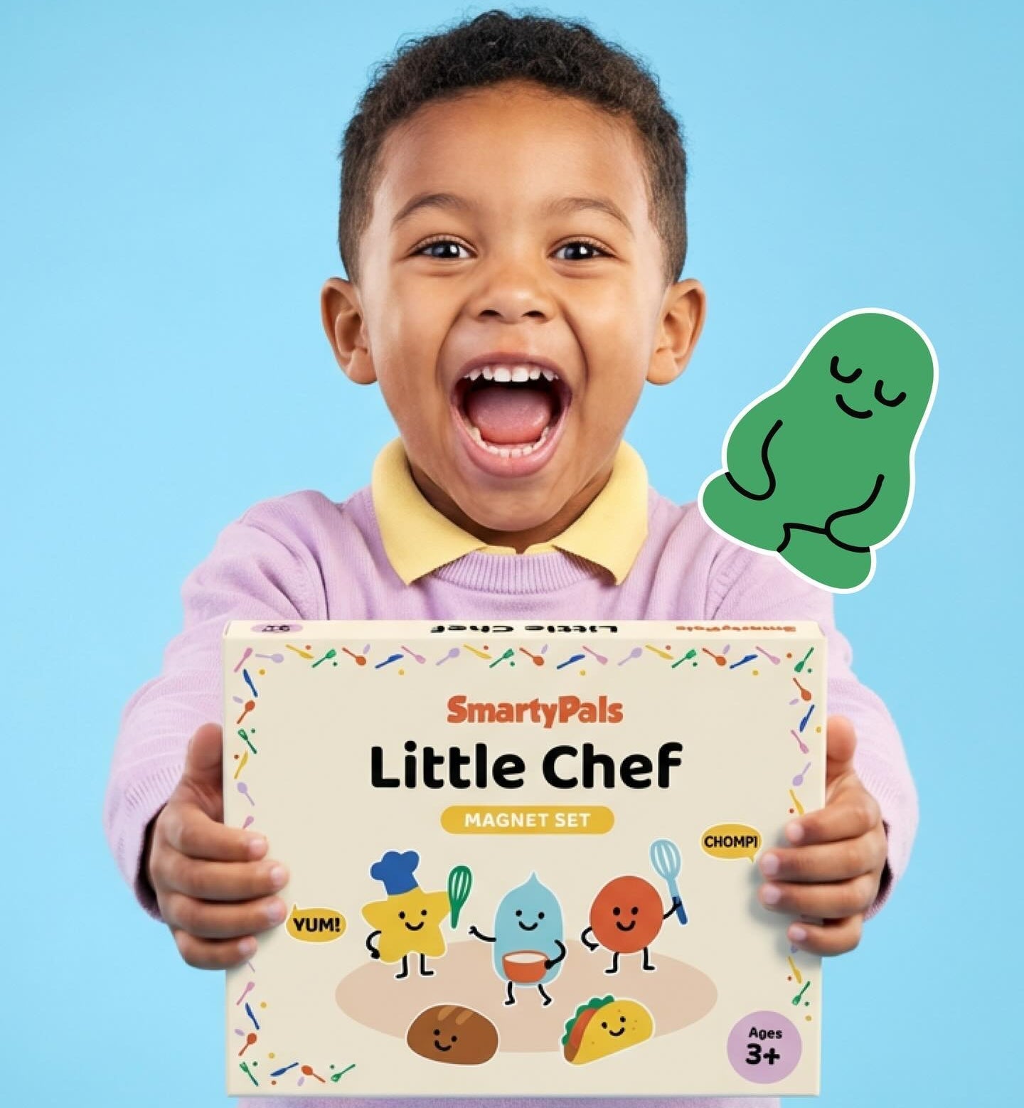 Little Chef Magnet Set | Magnetic Food Play Pieces for Kids - Smartypals