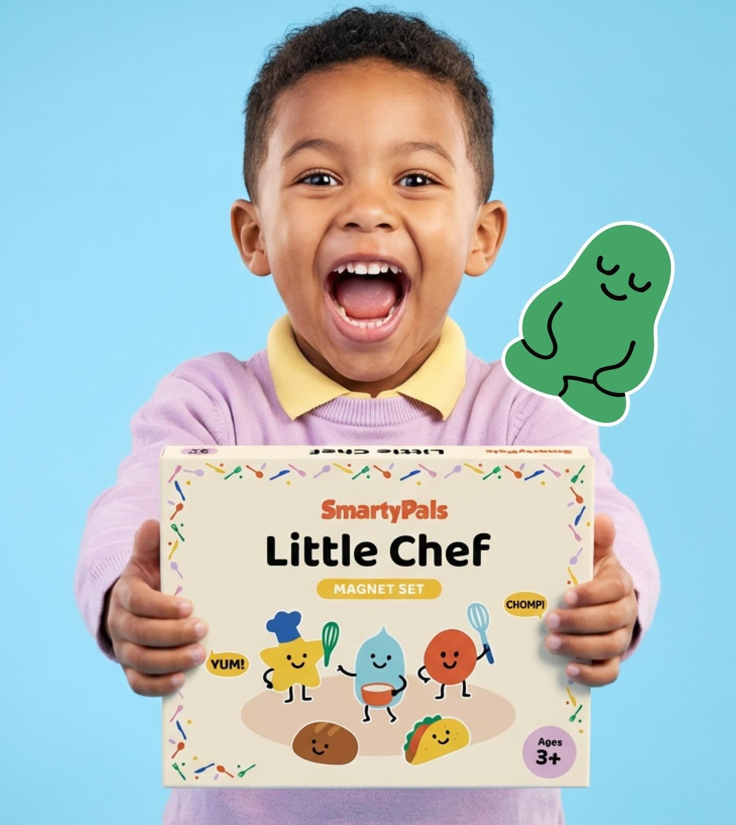 Little Chef Magnet Set | Magnetic Food Play Pieces for Kids - Smartypals