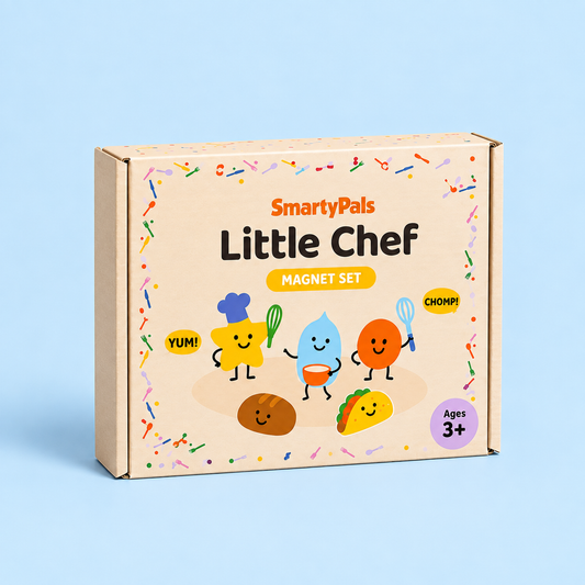 Little Chef Magnet Set | Magnetic Food Play Pieces for Kids
